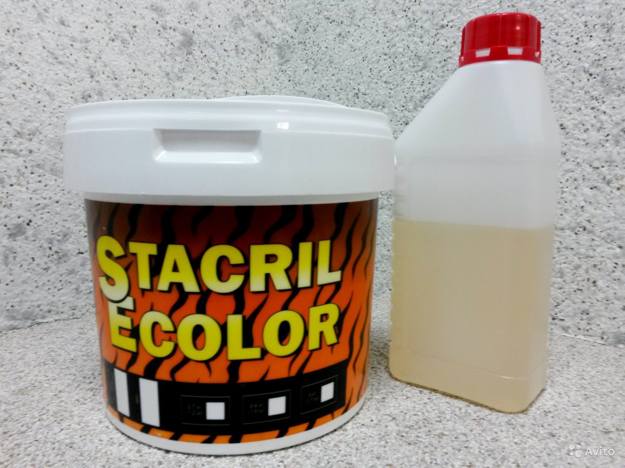 Жидкий (наливной) акрил для ванн "Stacril Ecolor" 24 ч. (3,0 кг/ванна 1,5 м)